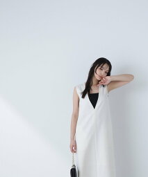 ナチュラルビューティーベーシック 結婚式ワンピース NATURAL BEAUTY BASIC カルゼストレッチシリーズ ナロージャンスカ ナチュラルビューティベーシック ワンピース・ドレス ワンピース ホワイト ブラック ベージュ【送料無料】