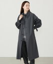 マッキントッシュ フィロソフィー アウター レディース MACKINTOSH PHILOSOPHY GREY LABEL 【CRAWLEY(クローリー)】ウールギャバジン マッキントッシュ フィロソフィー ジャケット・アウター ステンカラーコート グレー ベージュ【送料無料】