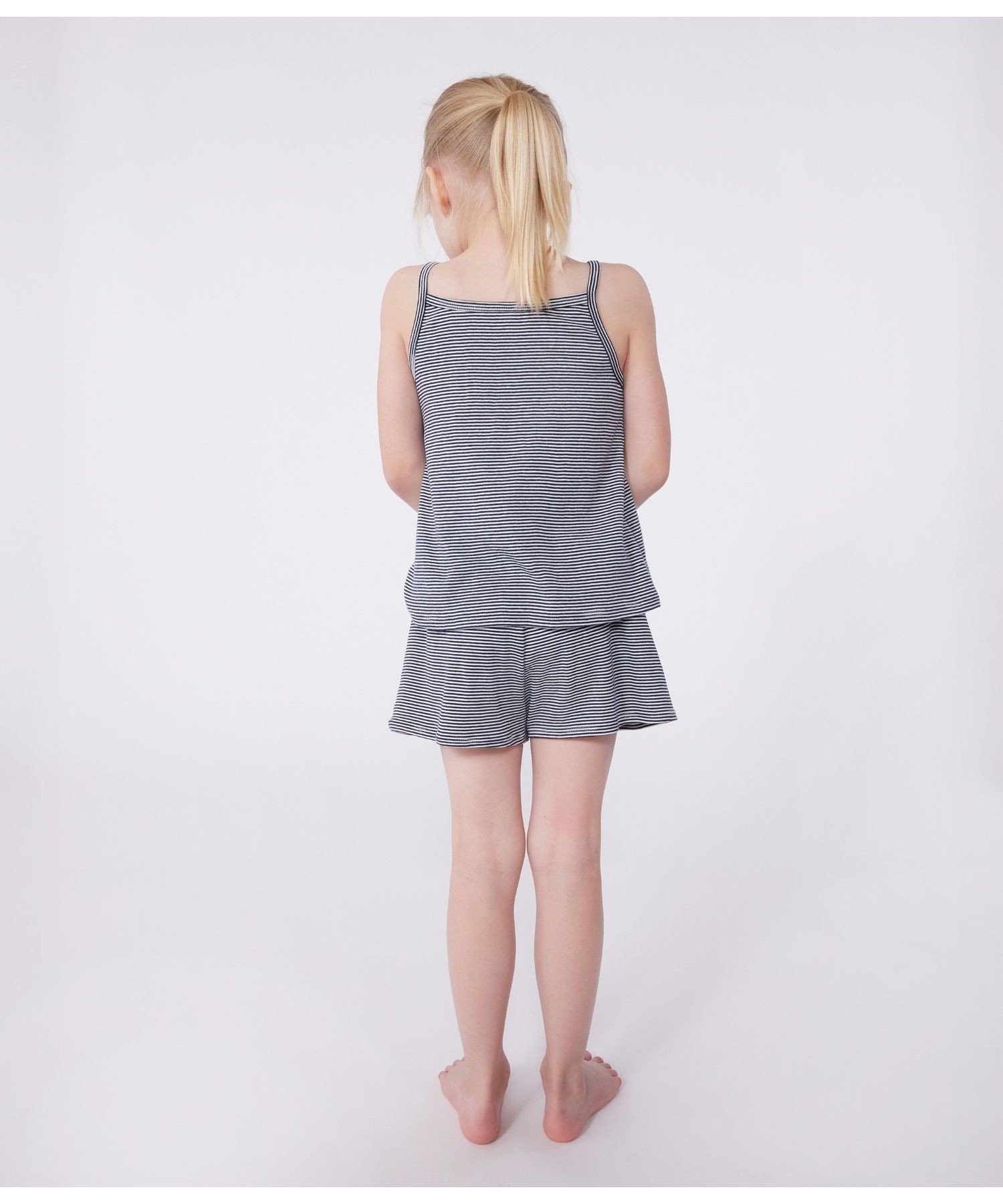 PETIT BATEAU キャミソールパジャマ プチバトー インナー・ルームウェア パジャマ ホワイト【送料無料】 2