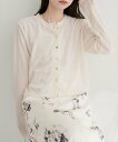 natural couture クルーネックシアーベロアカーデ ナチュラルクチュール トップス その他のトップス ピンク ホワイト ベージュ ブラック ブラウン【送料無料】