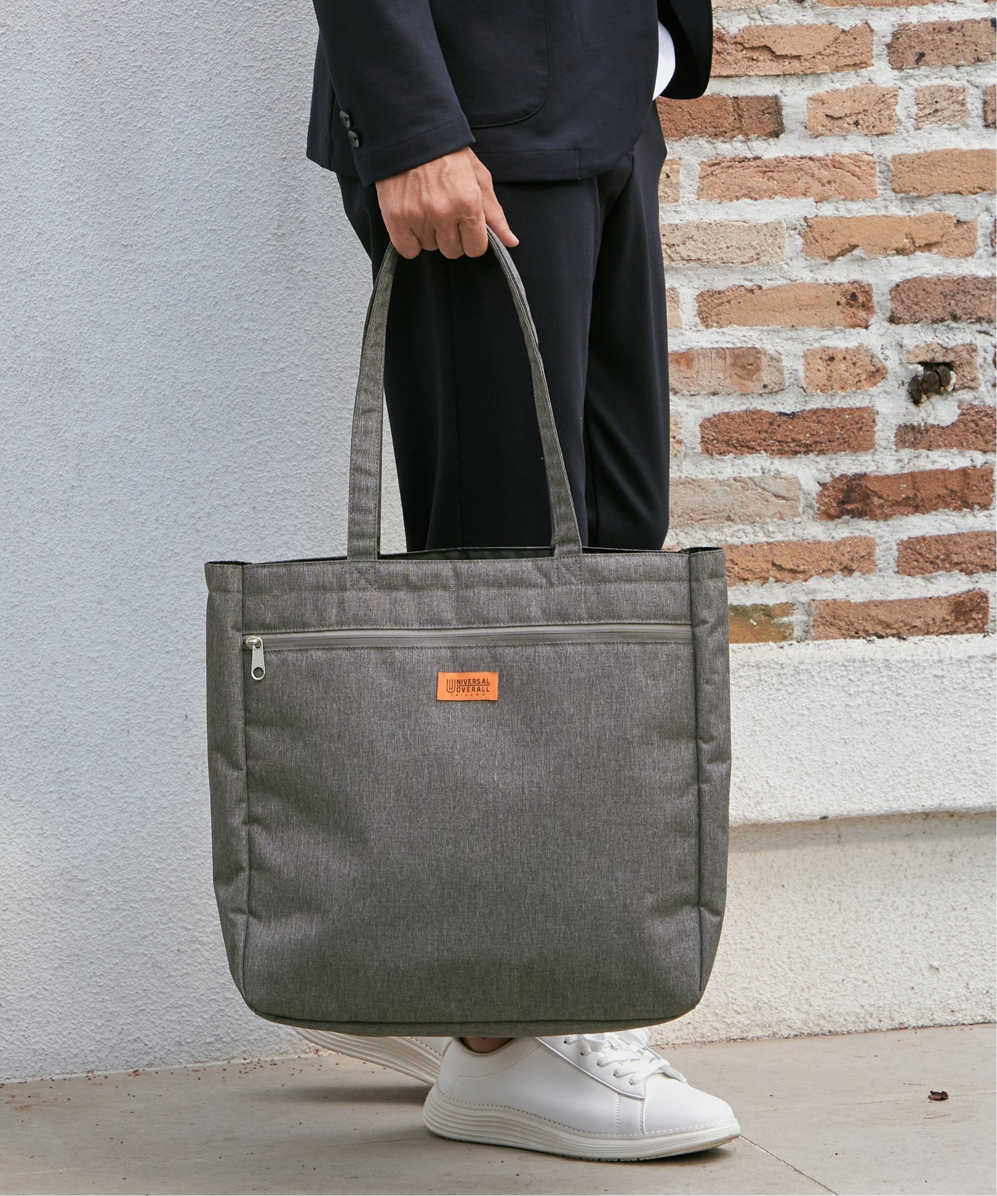 ikka UNIVERSAL OVERALL ユニバーサルオーバーオール メランジ トートバッグ イッカ バッグ その他のバ..