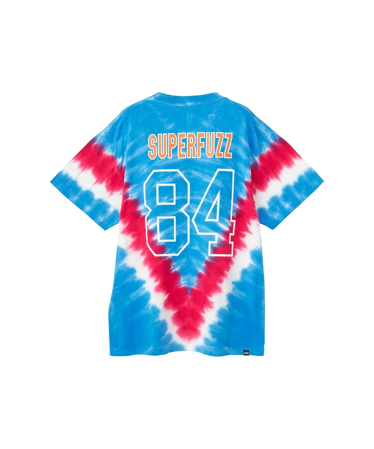 HYS MAKE IT オーバーサイズタイダイTシャツ ヒステリックグラマー トップス カットソー・Tシャツ ブラック ブルー