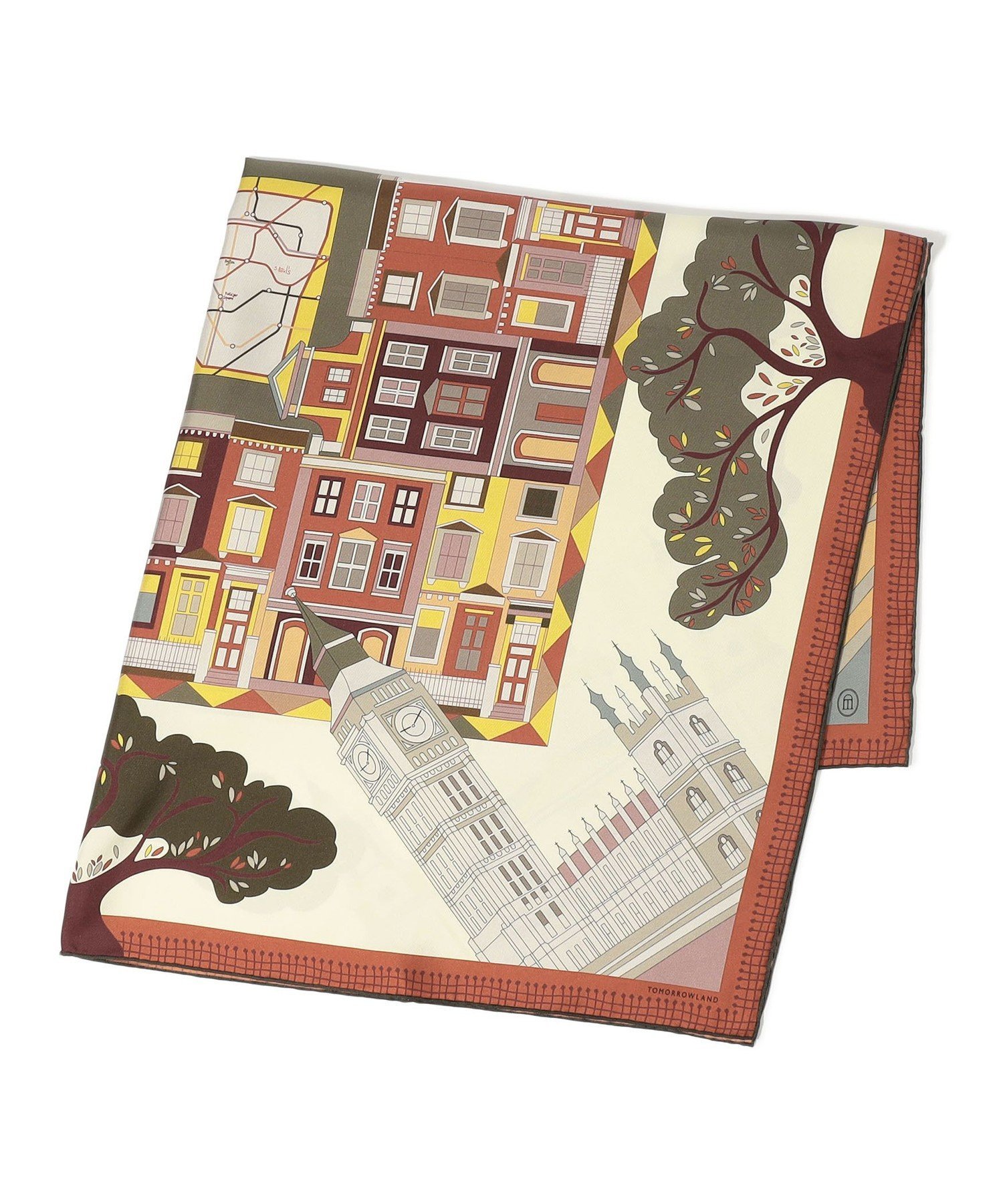 TOMORROWLAND GOODS ATELIER TOMORROW LONDON CITY シルクスカーフ トゥモローラン...