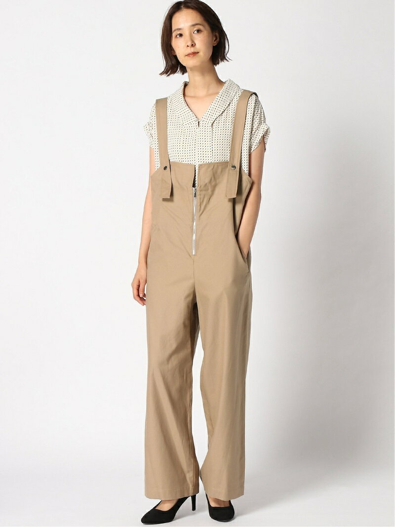 【SALE／46%OFF】Gready Brilliant 2_CTEサロペ2way グレディブリリアン オールインワン・オーバーオール オーバーオール・サロペット ベージュ ブラック【送料無料】のサムネイル