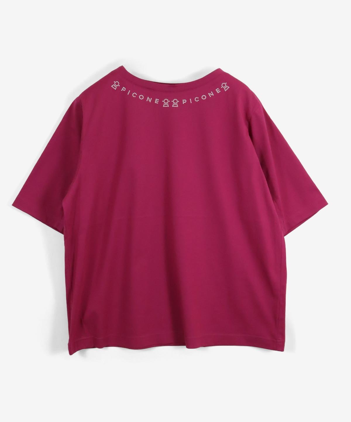【SALE／40%OFF】STUDIO PICONE コットン混スリット袖プルオーバー スタジオピッコーネ トップス カットソー・Tシャツ ブルー パープル ホワイト ブラック【送料無料】