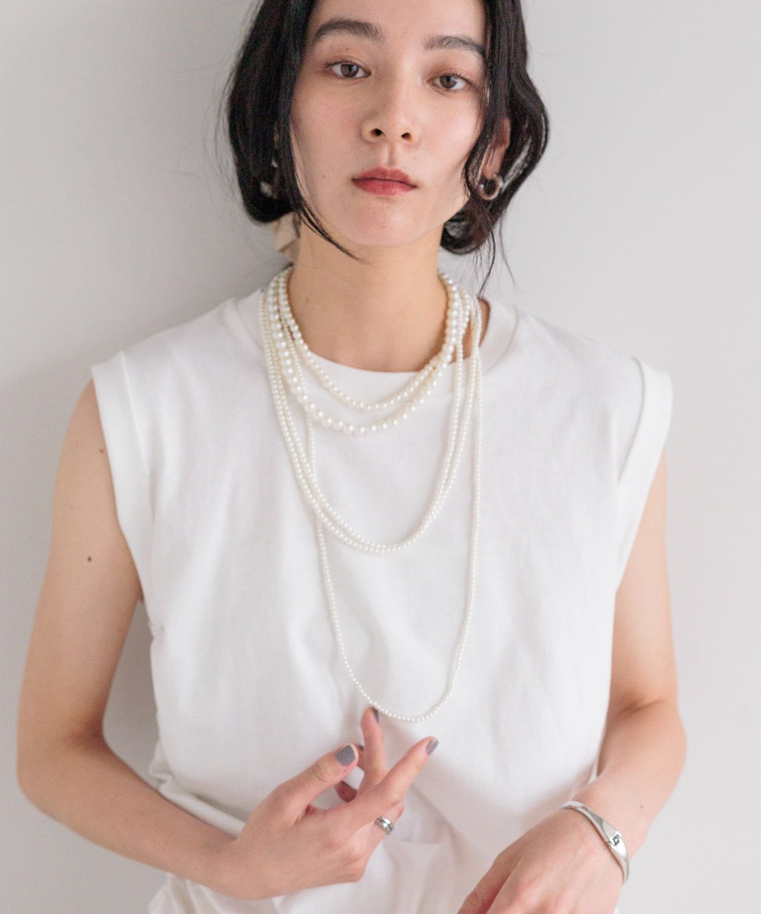 LOWRYS FARM パールタレンネックレス ローリーズファーム アクセサリー・腕時計 ネックレス