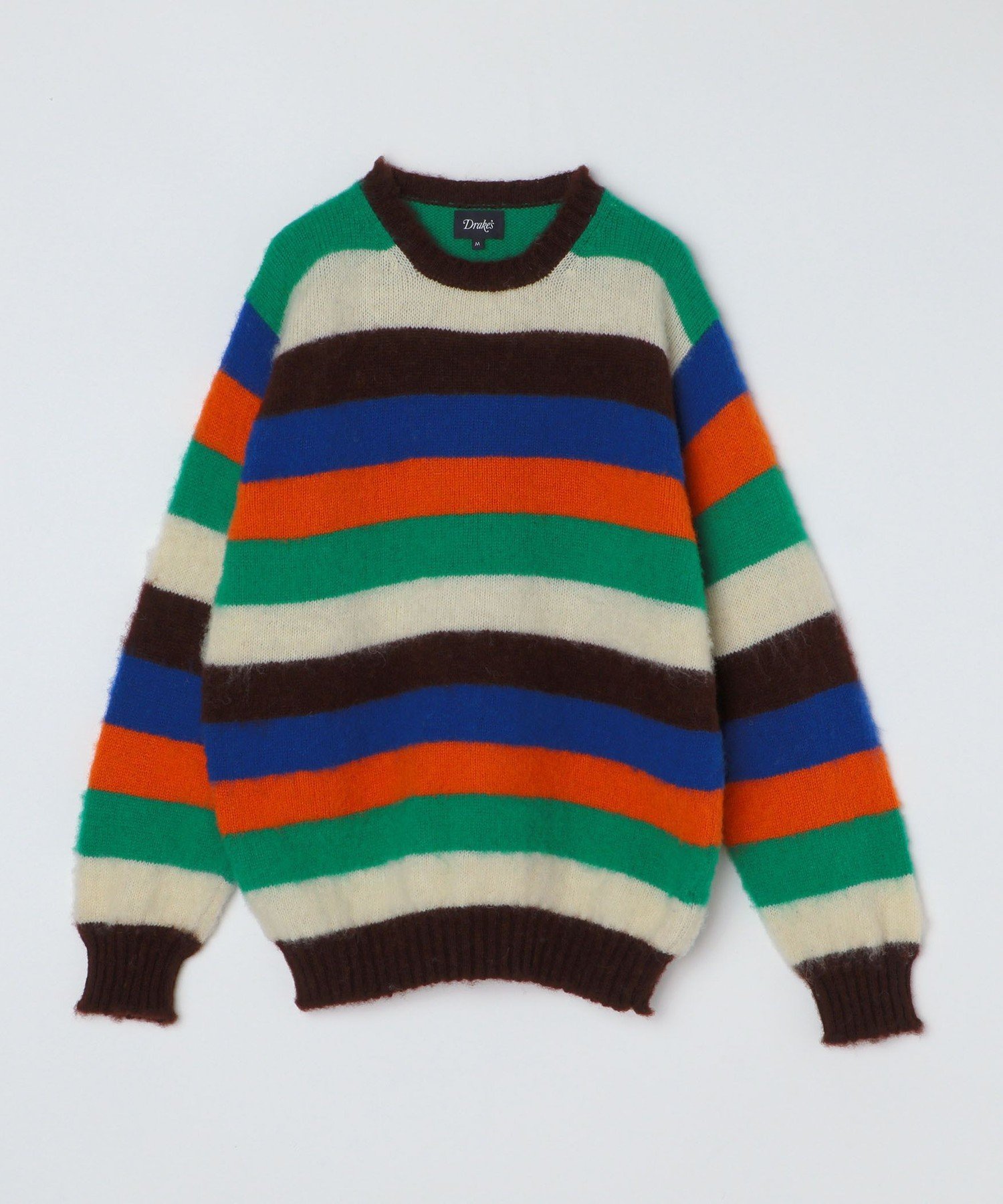 SHIPS MEN Drake's: STRIPE BRUSHED SHETLAND シップス トップス ニット レッド【送料無料】