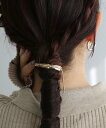 colleca la ラインストーンスリムヘアカフ/ヘアフック コレカラ ヘアアクセサリー その他のヘアアクセサリー シルバー ゴールド