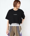 【SALE/39%OFF】RNA RNA/(W)M2458 ガーターベルトショートT アールエヌエー トップス カットソー・Tシャツ グレー ホワイト ブラック【送料無料】