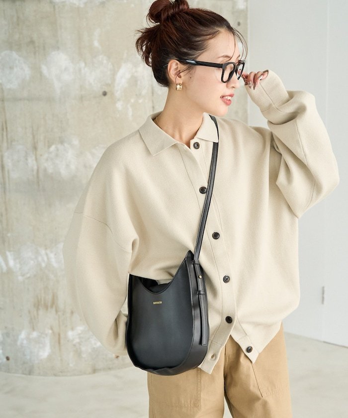 FREAK'S STORE スウェットライク 襟付き ボタン カーディガン【限定展開】 25AW フリークスストア トップス カーディガン ネイビー レッド ブ...