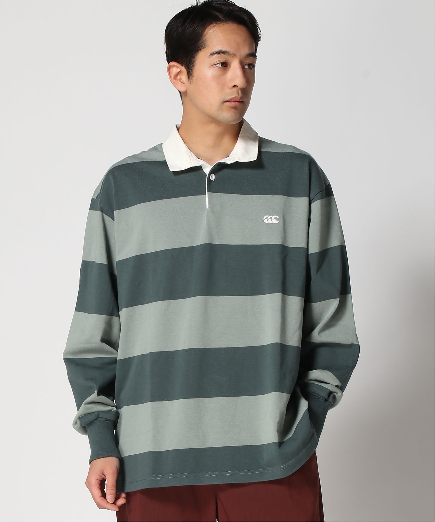 canterbury (U)L/S NZタイプラグビージャージー カンタベリー トップス カットソー・Tシャツ ホワイト グレー ブルー グリーン ブラック【送料無料】