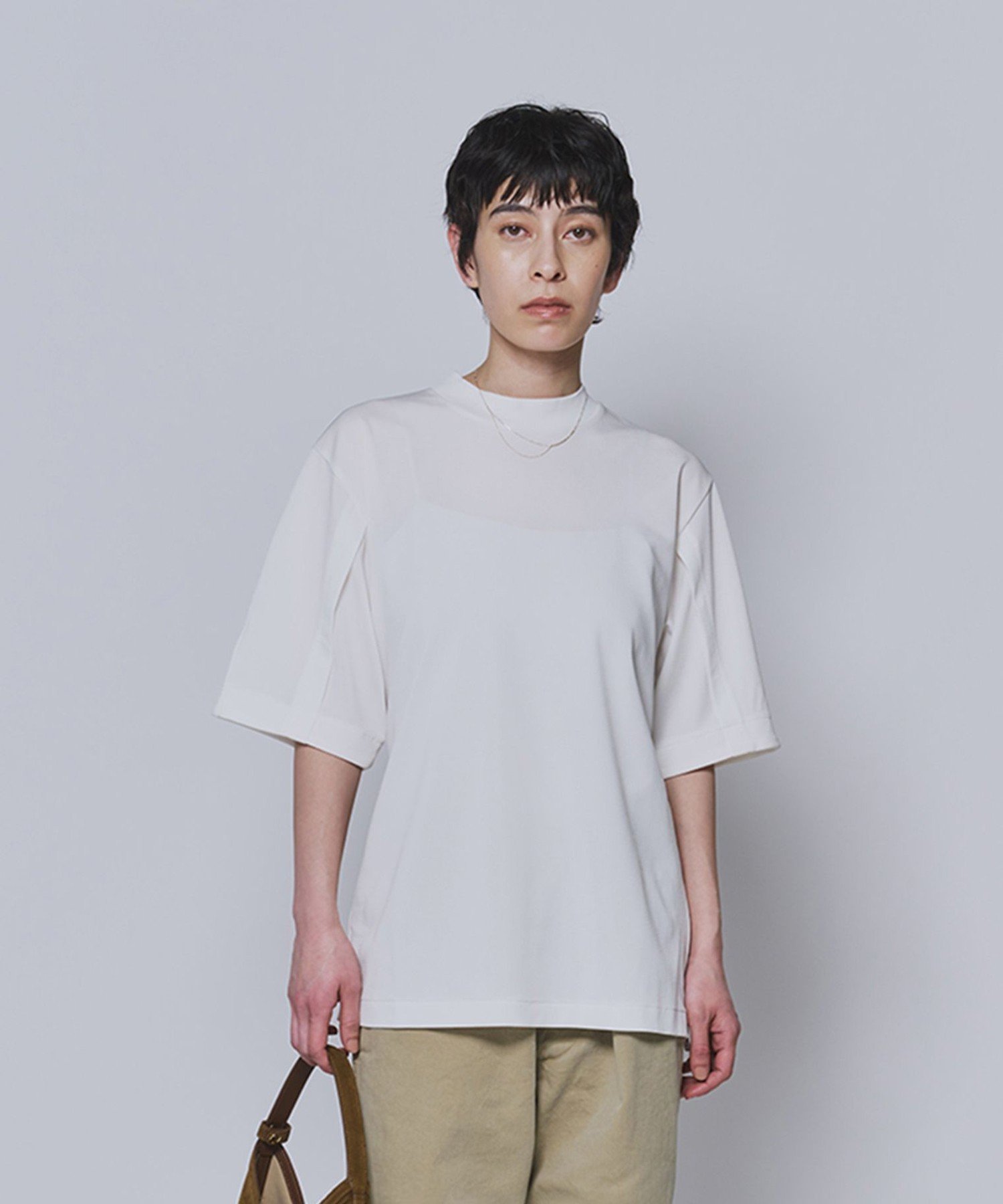 1er Arrondissement ＜NEPLA(ネプラ)＞別注レイヤードトップス プルミエアロンディスモン トップス カットソー・Tシャツ ホワイト ブラック