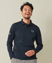 【SALE/40%OFF】23区GOLF 定番人気【MEN】ハニカムカノコ 長袖ポロシャツ ニジュウサンクゴルフ トップス ポロシャツ ホワイト グレー ネイビ...