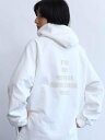 【SALE/32%OFF】LASUD ヴィンテージライクバックロゴフーディ ラシュッド トップス パーカー・フーディー ホワイト グレー ブルー ベージュ【送料...