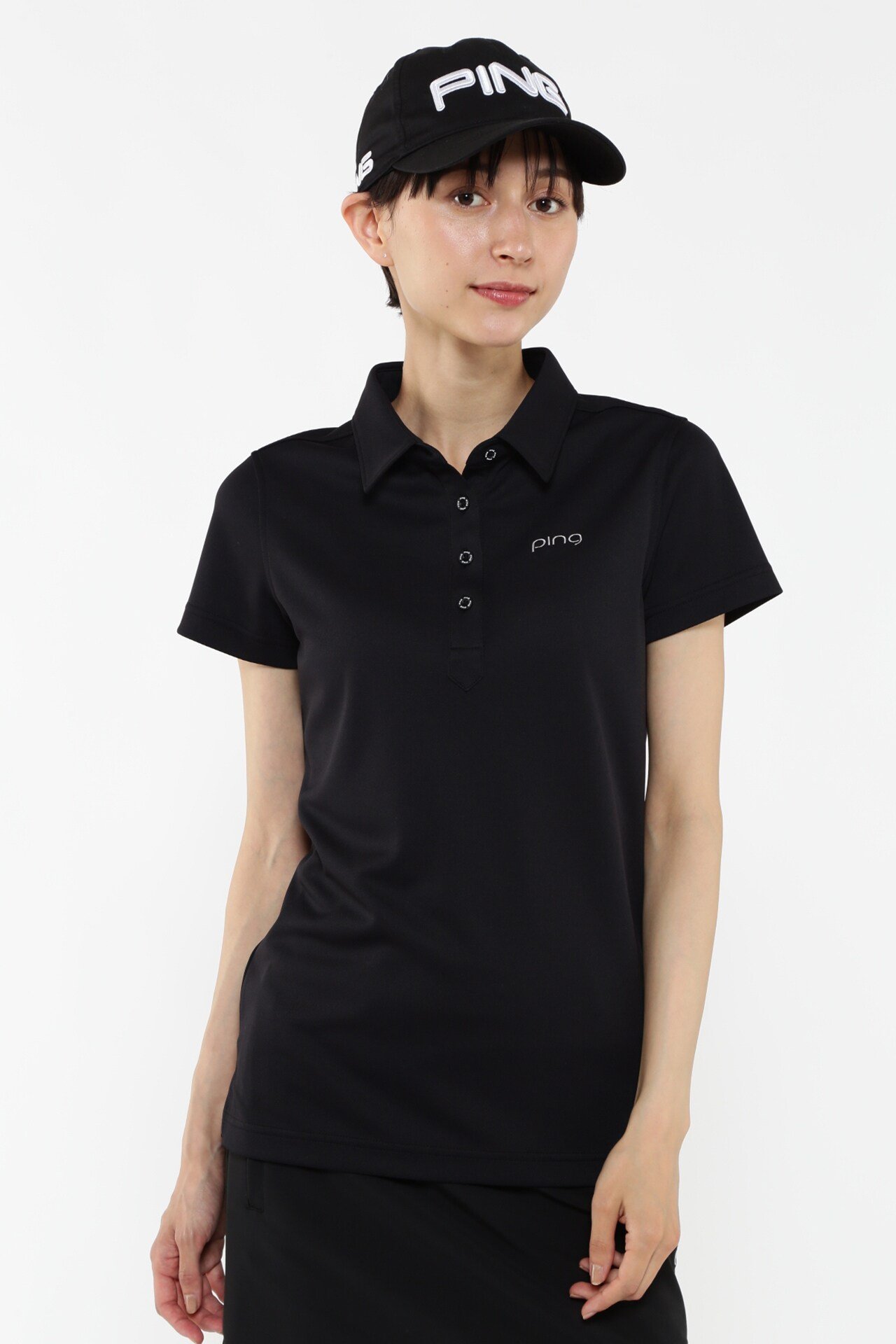 【SALE／70%OFF】PING APPAREL カノコ半袖ポロシャツ ＜EARLY AUTUMN＞ (LADIES) ピン アパレル トップス ポロシャツ ホワイト ベージュ ブラック