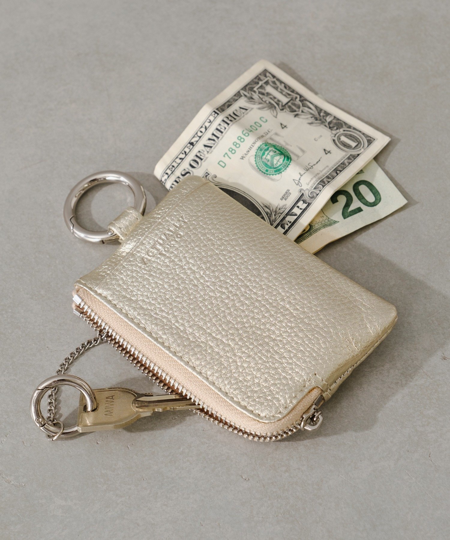 BIRTHDAY BAR パス&キーケース バースデイバー 財布・ポーチ・ケース パスケース・定期入れ シルバー ..