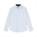 BRICK HOUSE by Tokyo Shirts 【透け防止】 スキッパー 長袖 形態安定 レディースシャツ BL01J300AB14K1S-14 トーキ...