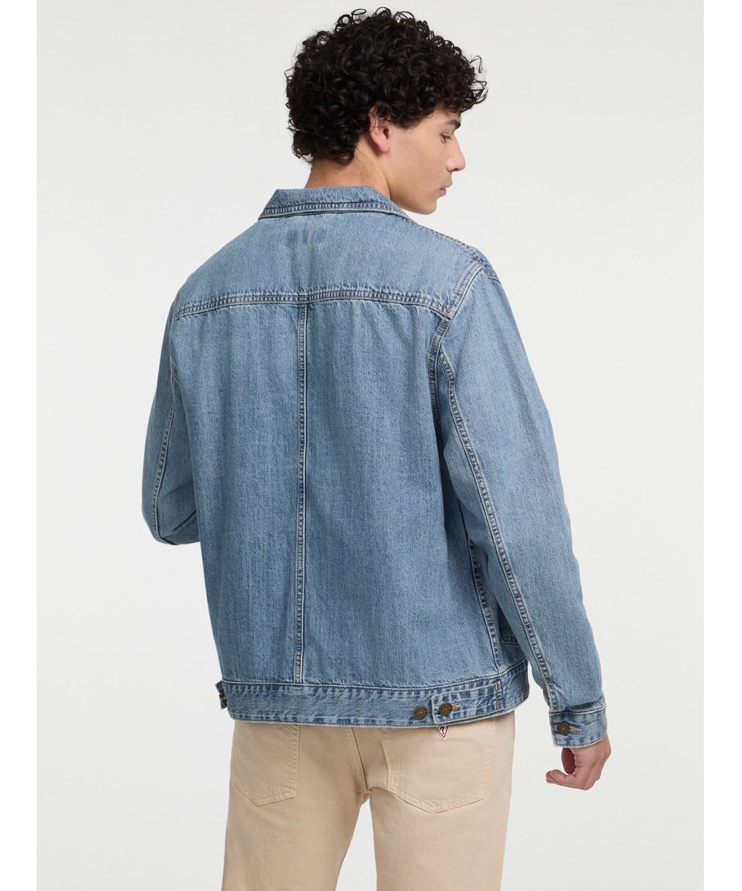 GUESS JEANS GUESS JEANS デニムジャケット (M)Jacket Selvedge ゲス ジャケット・アウター デニムジャケット ブルー【送料無料】