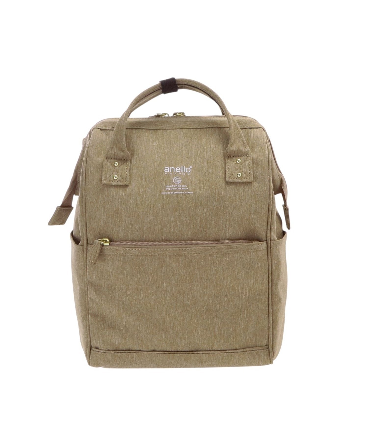 anello GRANDE anelloGRANDEアネログランデ軽量撥水杢ポリSPS口金リュックS ローラ バッグ リュック・バックパック ピンク ネイビー ブラック グレー ベージュ【送料無料】