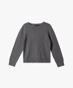 agnes b. ENFANT キッズ ドット コットン 長袖 ニットプルオーバー アニエスベー トップス ニット グレー【送料無料】