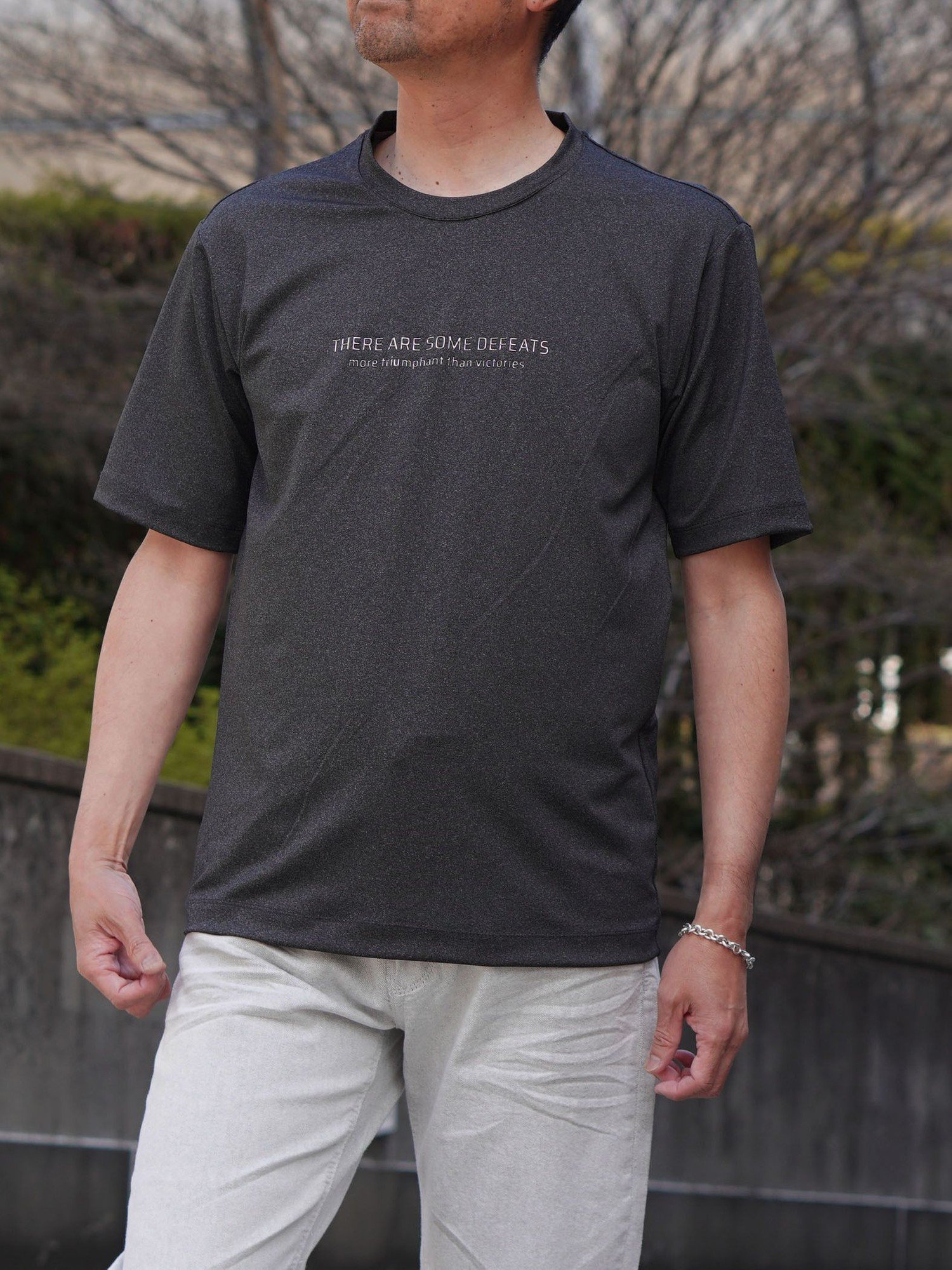 NICOLE selection メタルジェルロゴプリント ニコル トップス カットソー・Tシャツ ブルー ホワイト ブラック ネイビー グレー