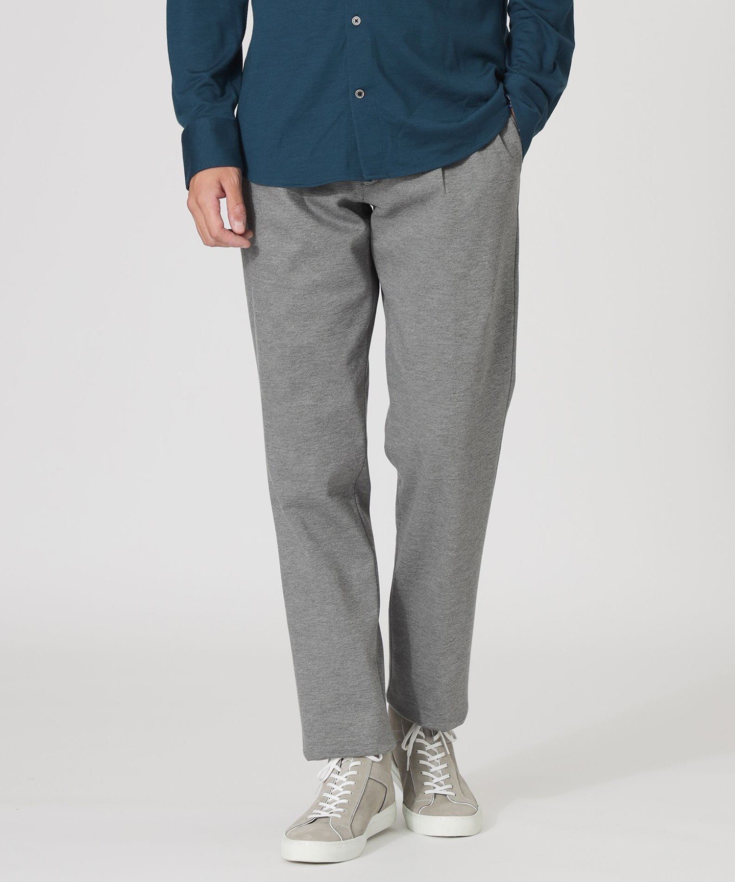 【SALE/72%OFF】THE SCOTCH HOUSE 【THE URBAN COLLECTION】「BRAEMAR」ウォームトラウザーズ ザ・スコッチハウス パンツ スラックス・ドレスパンツ グレー【送料無料】