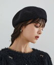 【SALE/50%OFF】VIS ベーシックウールベレー帽 ビス 帽子 ハンチング・ベレー帽 ブラック ベージュ