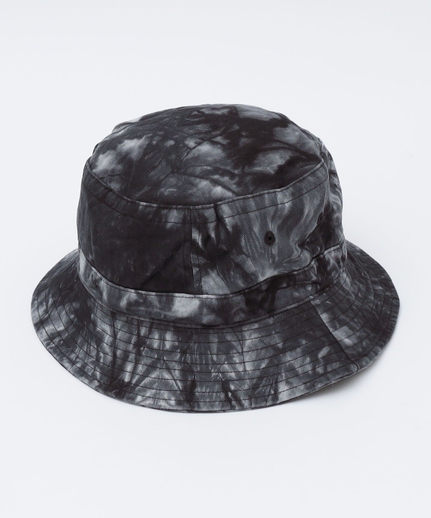 SHIPS MEN ADAMS: VACATIONER BUCKET TIE-DY シップス 帽子 ニット帽・ビーニー ブラック【送料無料】