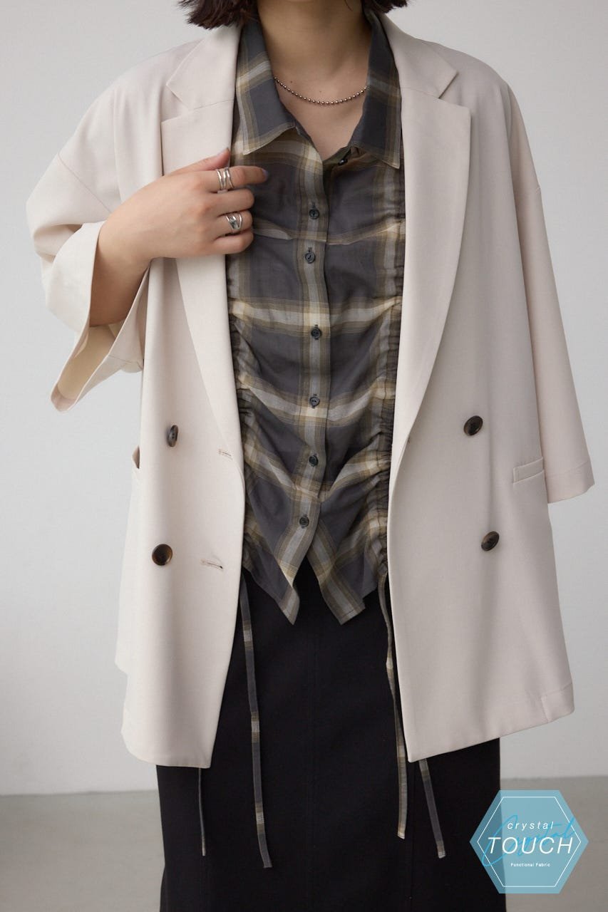 【SALE／50%OFF】AZUL BY MOUSSY C/T冷感 半袖ルーズシャツジャケット アズールバイマウジー ジャケッ..