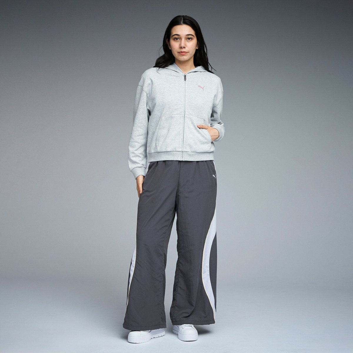 【SALE／30%OFF】PUMA ウィメンズ ESS MX リラックスド フルジップ スウェット プーマ ジャケット・アウター ナイロンジャケット【送料無料】