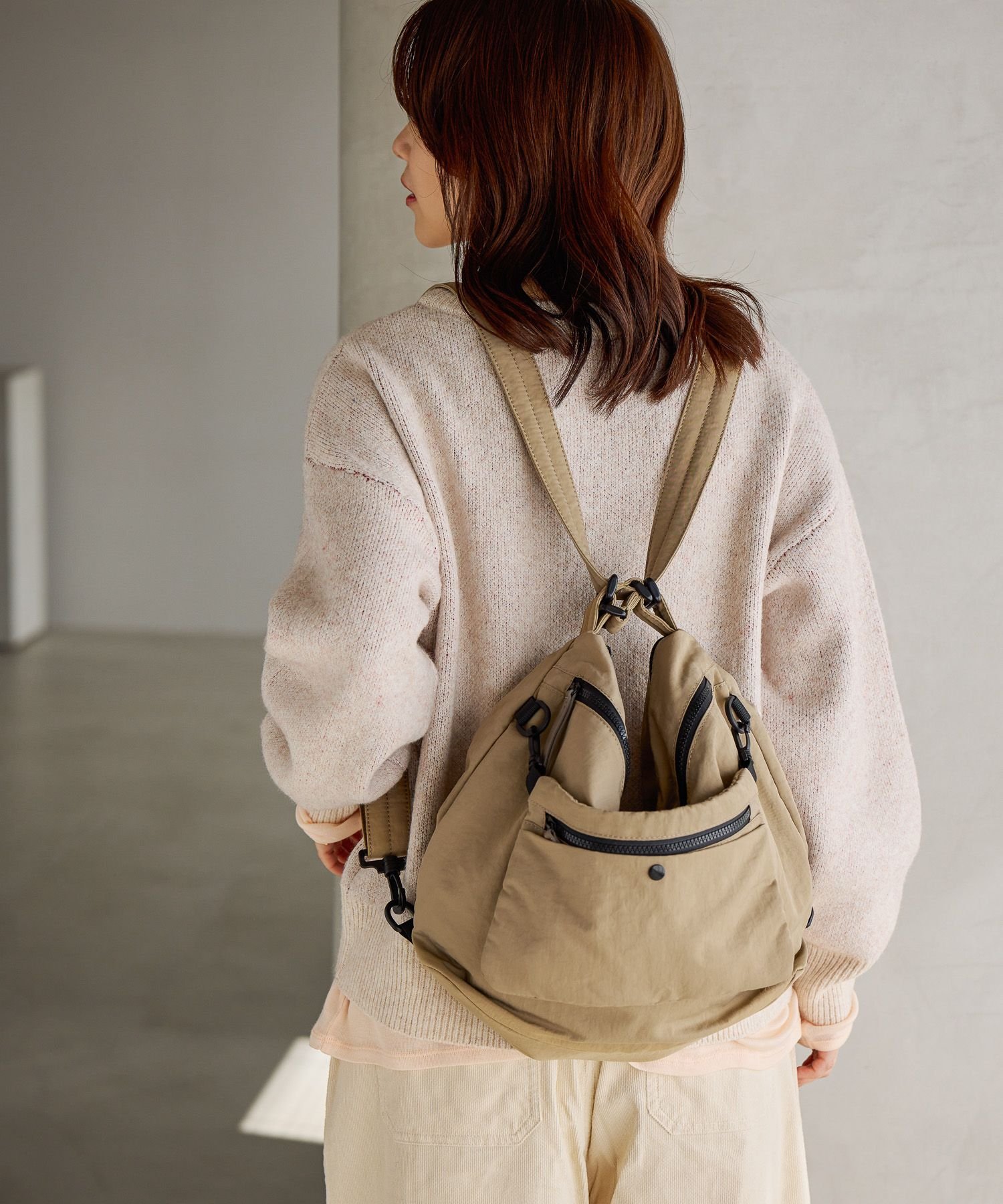 studio CLIP マルチWAYショルダーリュック スタディオクリップ バッグ ショルダーバッグ ブラック ベージュ カーキグリーン【送料無料】