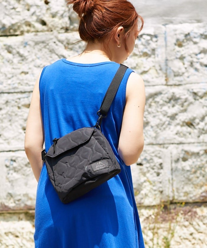 GREGORY 別注 TOASTY SHOULDER QUILT/トースティー キルト/ショルダーポーチ フリークスストア バッグ ショルダーバッグ ブラック