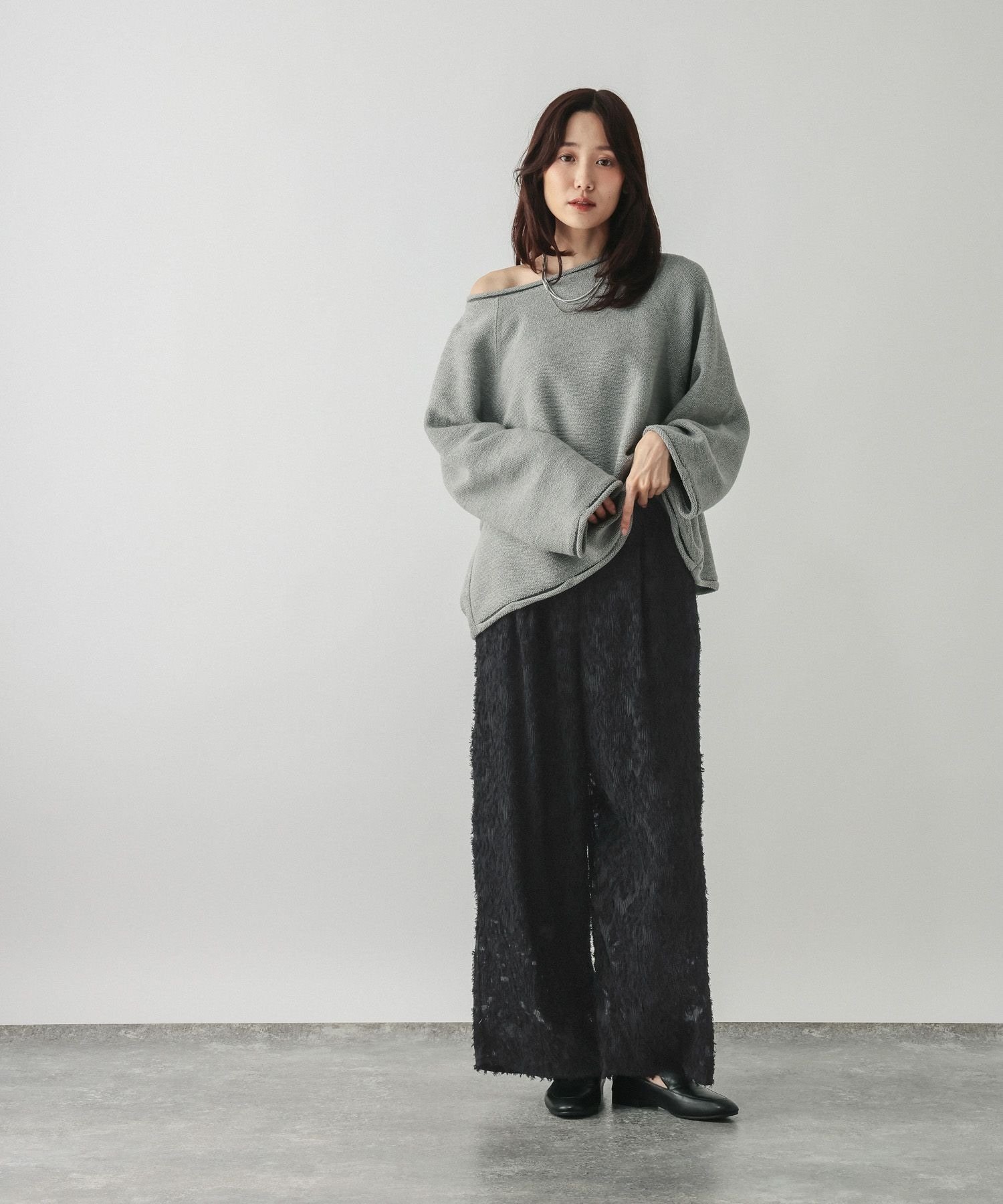 GLOBAL WORK ジャガードイージーパンツ/1052073 グローバルワーク パンツ その他のパンツ ブラウン ブラック【送料無料】 stylife-15804515 Rakuten Fashion サンプル画像3