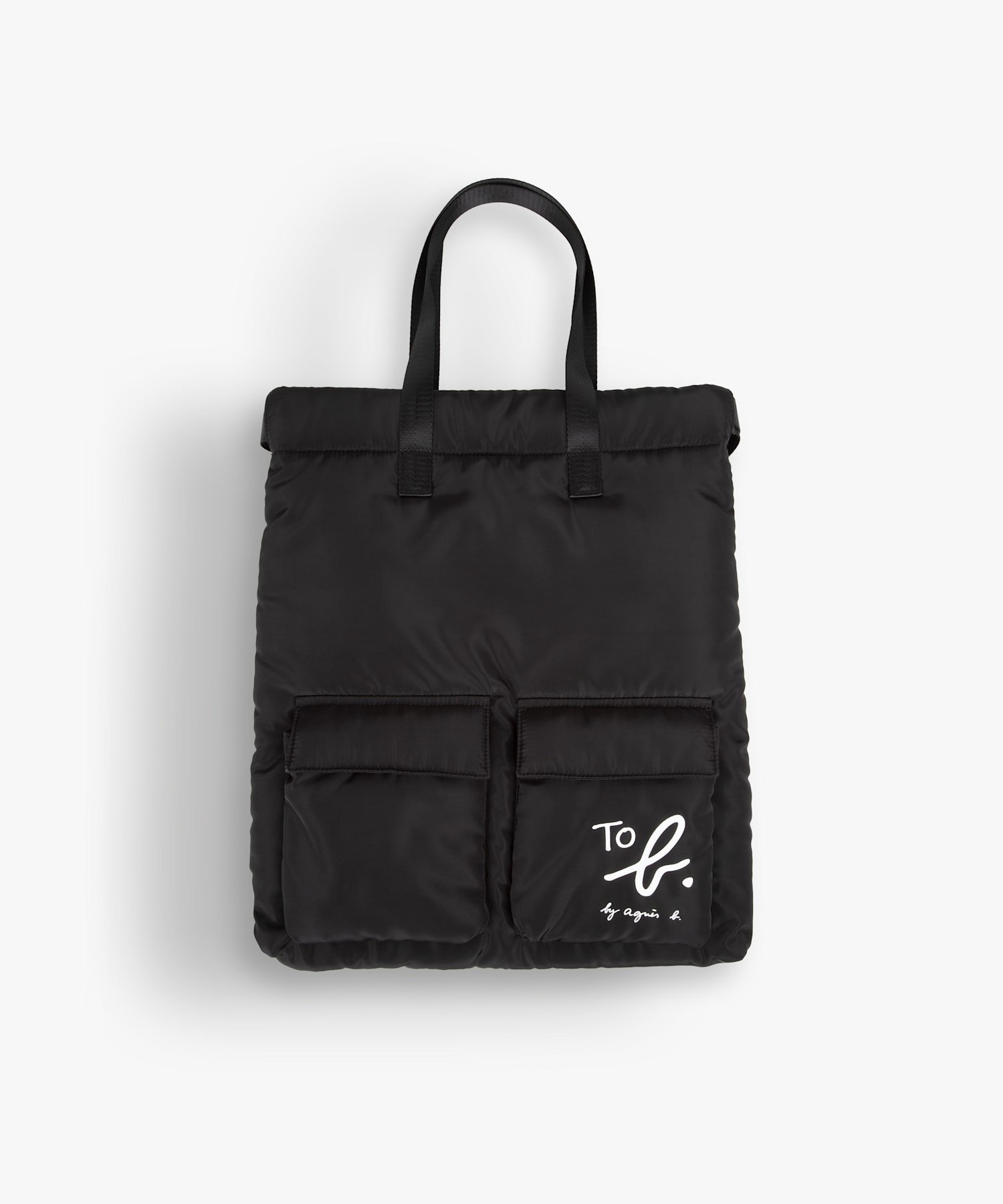 To b. by agnes b. WU51 SAC パフィー2WAYバッグ アニエスベー バッグ リュック・バックパック ブラック【送料無料】のサムネイル