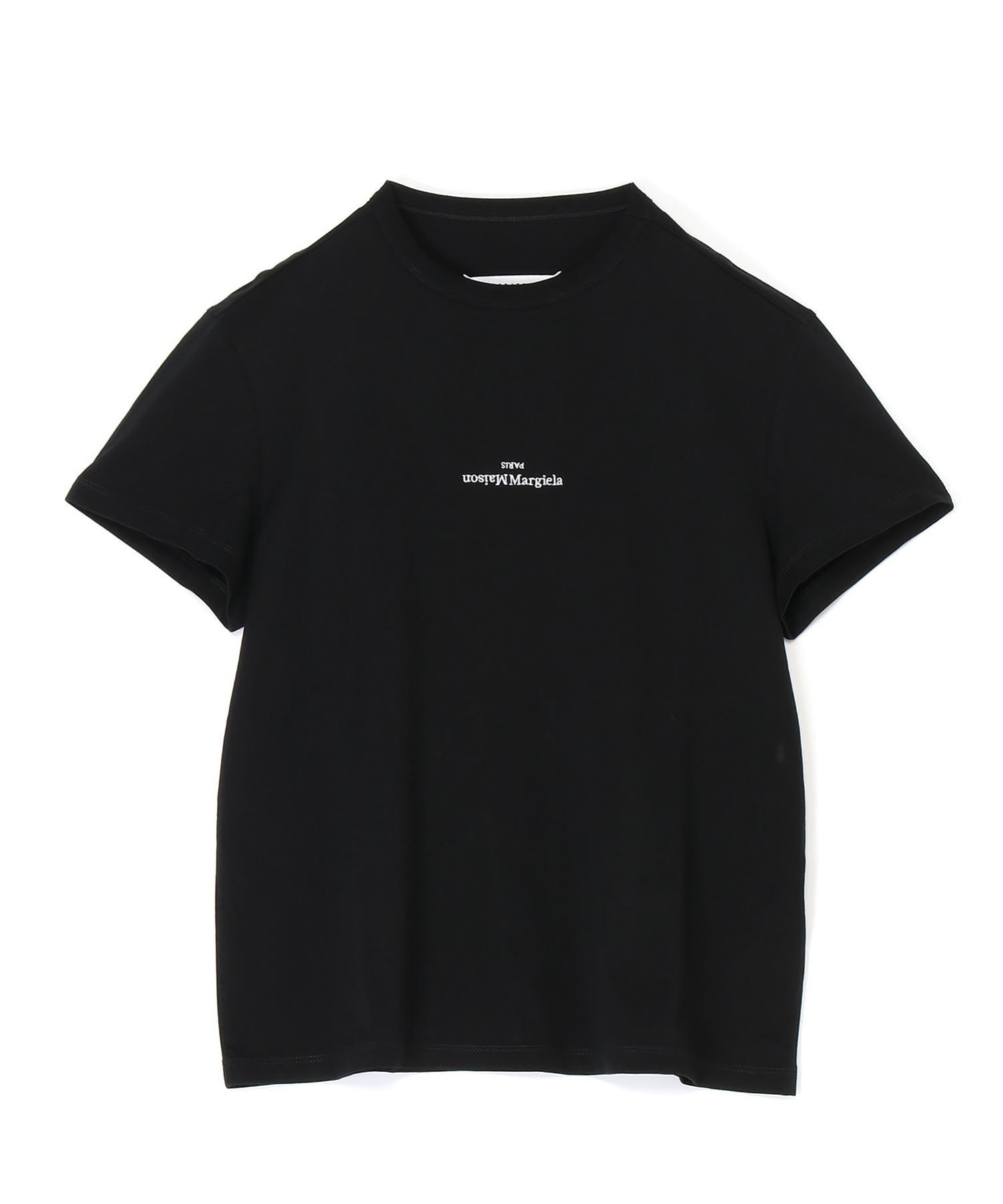 Maison Margiela ディストーテッド ロゴ Tシャツ メゾンマルジェラ トップス カットソー・Tシャツ ブラック ホワイト【送料無料】のサムネイル