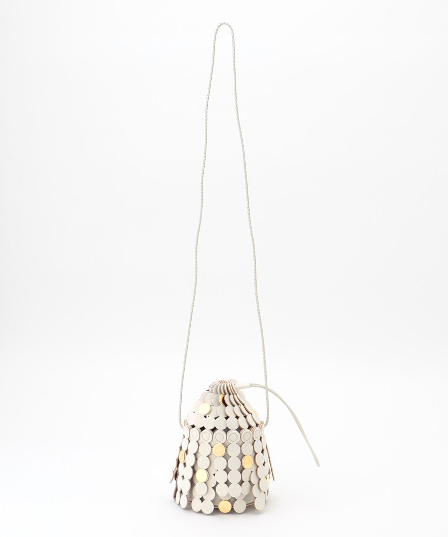 BEIGE, 【一部店舗限定】MARY AL TERNA / MOON メタルパーツショルダーバック ベイジ, バッグ ショルダーバッグ ブラック ホワイト【送料無料】