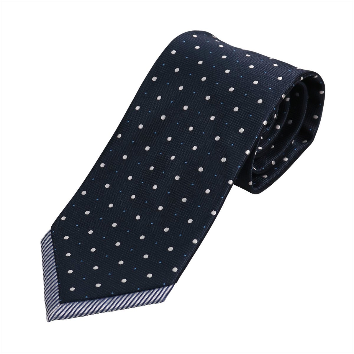 BRICK HOUSE by Tokyo Shirts ネクタイ 剣先切り替え ビジネス フォーマル BM15I501GHAD1PA-19-921 トーキョーシャツ スーツ・フォーマル ネクタイ・蝶ネクタイ ネイビー