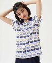Jack Bunny!! COOLMAX半袖ポロシャツ <総柄プリント> ジャックバニー トップス ポロシャツ ホワイト【送料無料】