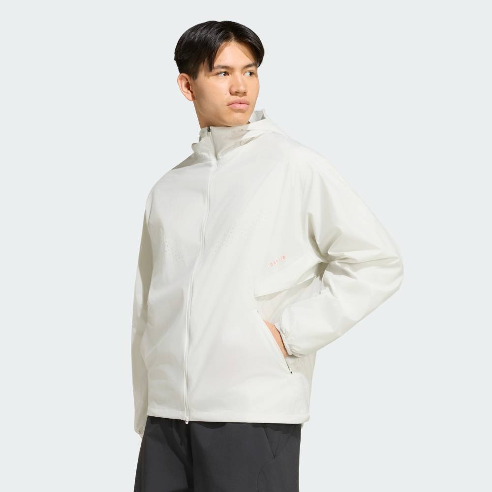 adidas 【公式】アディダス adidas 返品可 DAY//O ランニング ジャケット アディダス ジャケット・アウター ブルゾン・ジャンパー グレー【送料無料】