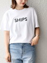 SHIPS SHIPS: ロゴ エンブロイダリー T