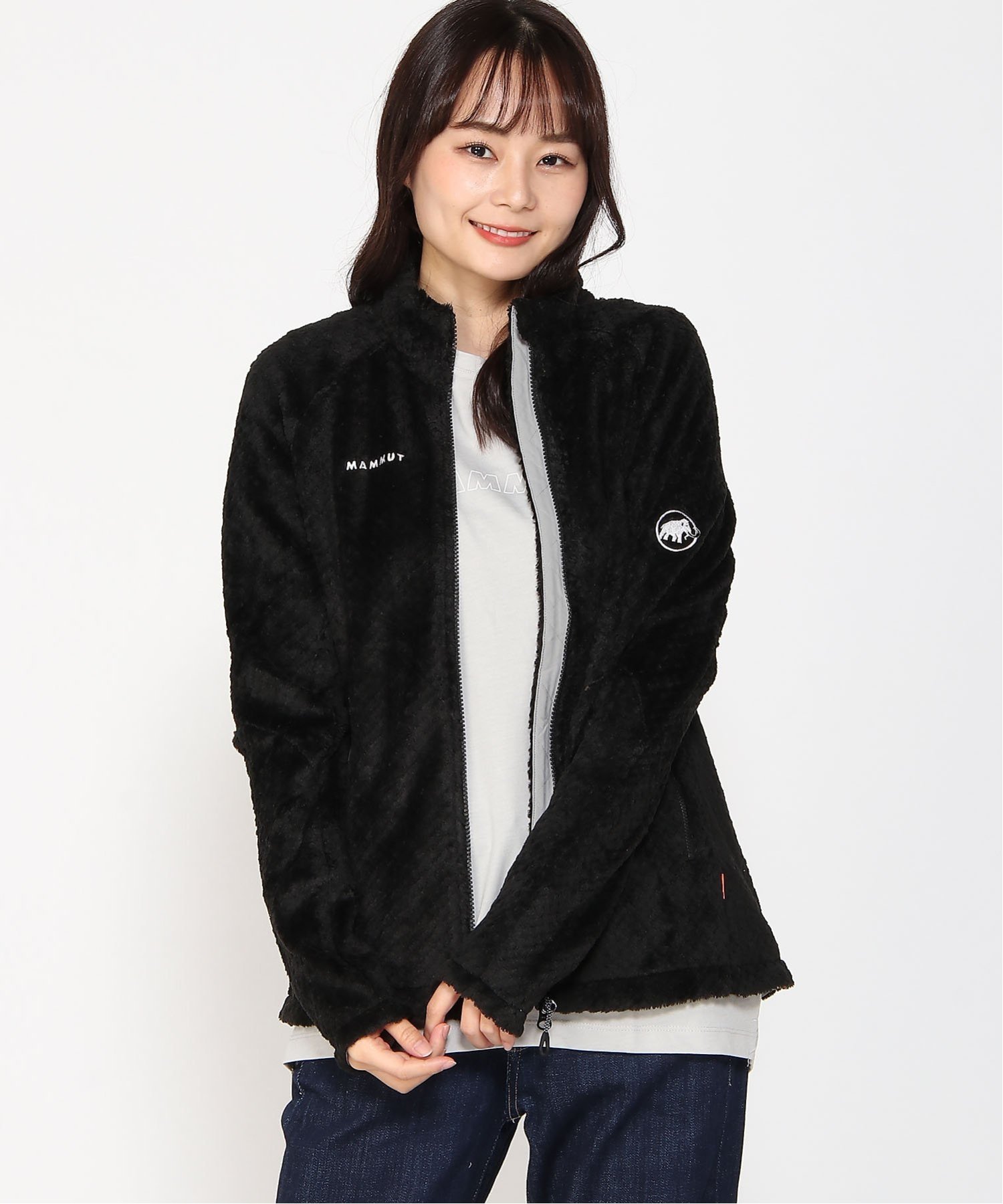 MAMMUT 【公式】MAMMUT/マムート ゴブリン ミッドレイヤー ジャケット アジアンフィット ウィメンズ / Goblin ML Jacket AF Women マムート ジャケット アウター その他のジャケット アウター ブラック ネイビー ホワイト【送料無料】