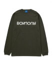 【SALE／30 OFF】bonjour records bonjour records original Trevor Jackson/トレヴァージャクソン LS T-Shirt ボンジュールレコード トップス カットソー Tシャツ グレー カーキ【送料無料】