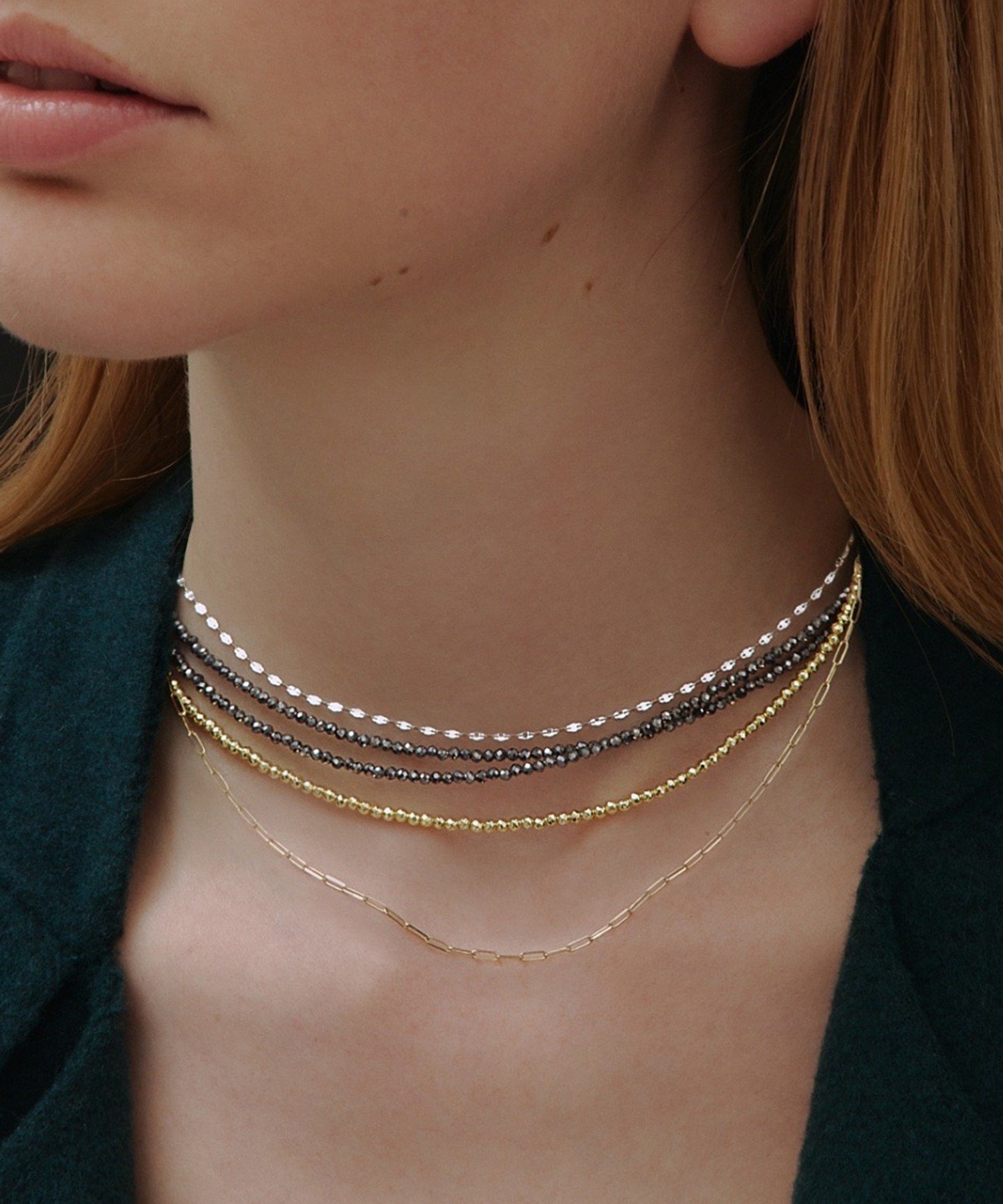 les bon bon les bon bon/victoria choker white gold ヴィクトリアチョーカー ホ...