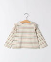【SALE/30%OFF】SHIPS KIDS SHIPS KIDS:80~90cm / オーガニック コットン フリル プルオーバー シップス トップス カットソー・Tシャツ ピンク ネイビー【送料無料】