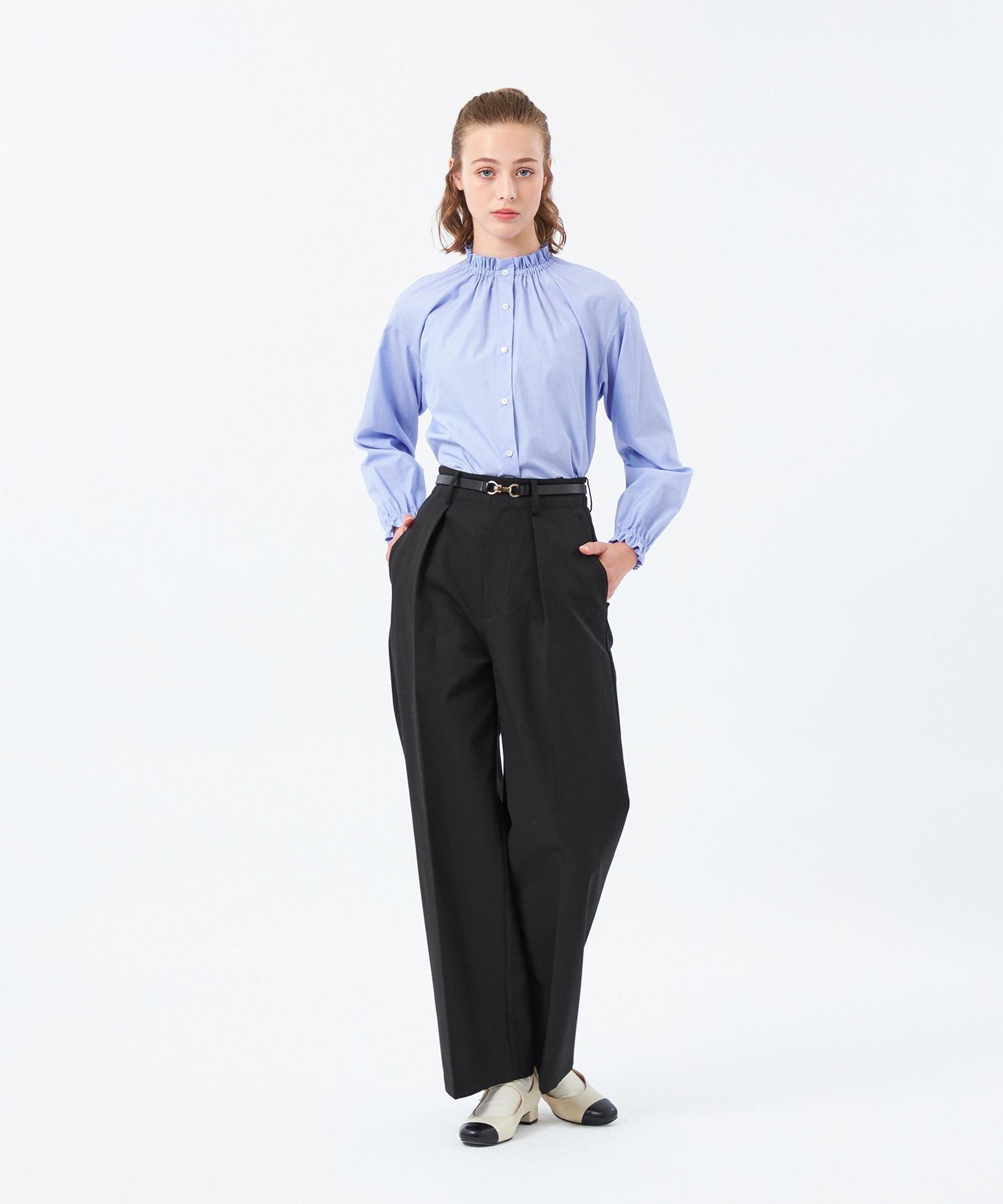 【SALE／33%OFF】MACKINTOSH PHILOSOPHY インタックワイドチノパンツ マッキントッシュ フィロソフィー パンツ その他のパンツ ベージュ ブラック【送料無料】