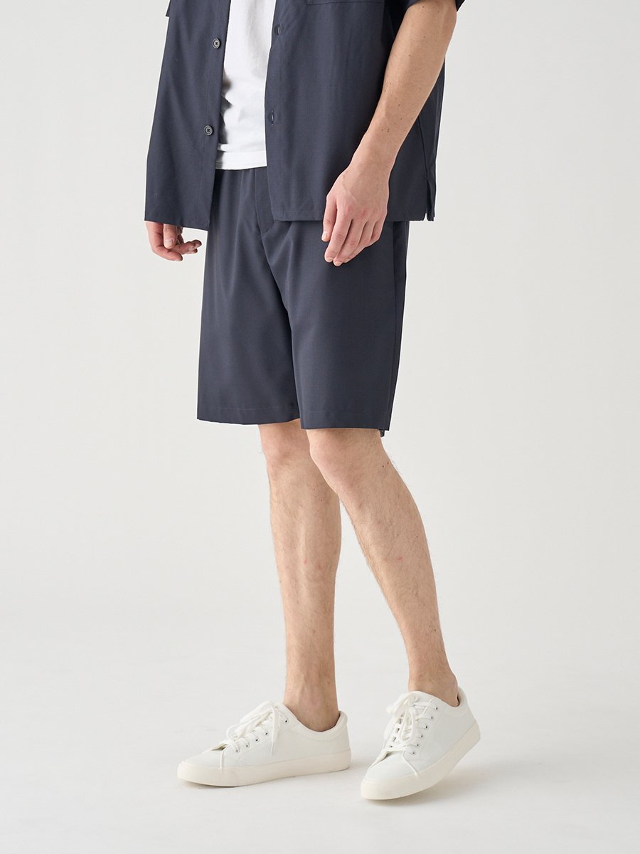 JOHN SMEDLEY SUPER100'Sトロピカルウールイージーショーツ ｜FP270 ジョンスメドレー パンツ その他のパンツ ネイビー【送料無料】