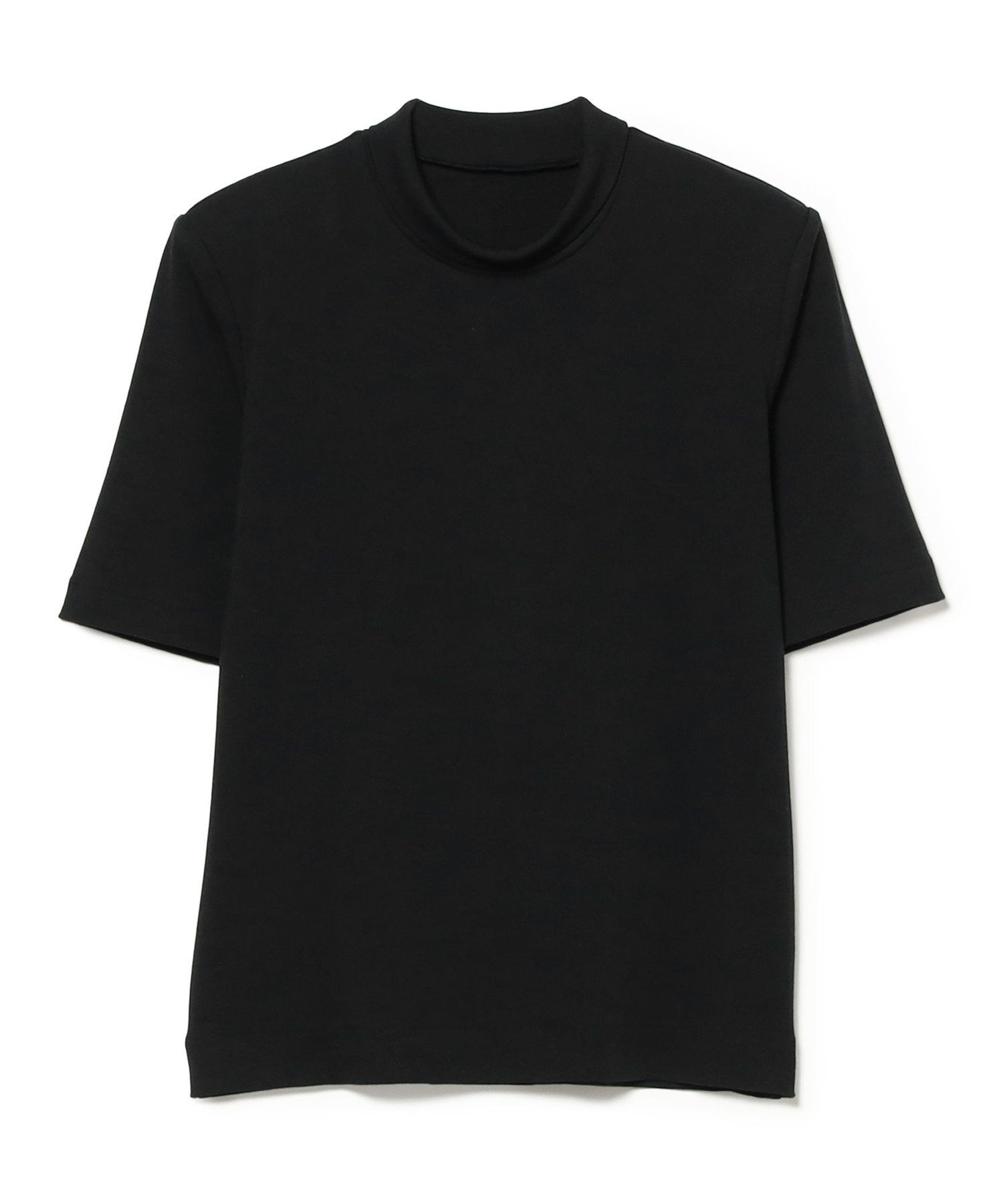 パテッド フライス ハーフスリーブ カットソー デミルクス ビームス トップス カットソー・Tシャツ ブラック ホワイト
