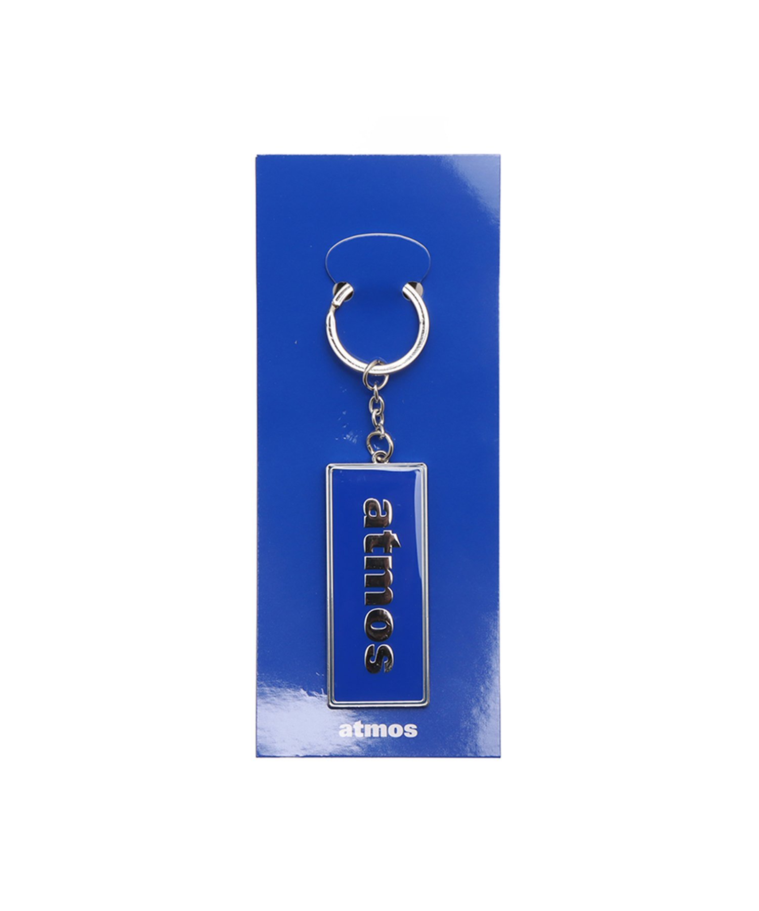 atmos atmos Box Logo Keychain BLUE アトモス ファッション雑貨 その他のファッション雑貨 ブルー