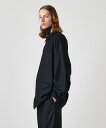 【SALE／70 OFF】JOSEPH STUDIO MEN ウールキャッシュフランネル シャツ ジョゼフ オム トップス シャツ ブラウス ネイビー ブラック【送料無料】