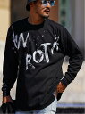 WHIM ROTH WhimROTH/(M)Big Paint L/Tee アダムスジャグラー トップス カットソー・Tシャツ ピンク ホワイト ブラック【送料無料】(4)